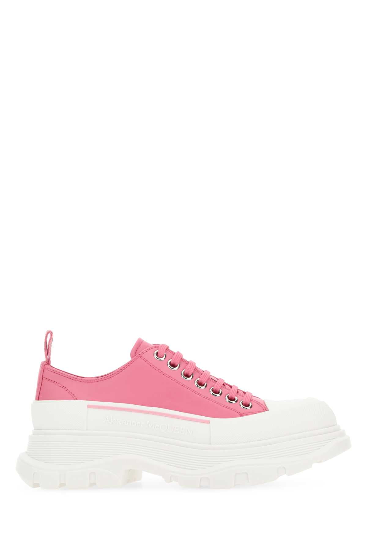 Alexander McQUEEN Pink Dip-Dyed 'Oversized' Sneakers | INC STYLE